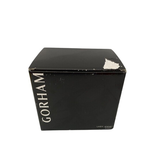 Gorham Lady Anne Basket Full Lead Crystal Crystal 5.25" Tall With Box 835507 - Picture 6 of 11